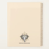 Tribal olifant illustratie planner (Achterkant)