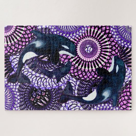 Tribal Orca Legpuzzel (Horizontaal)