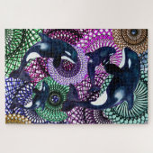 Tribal Orca Legpuzzel (Horizontaal)