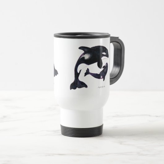 Tribal Orca Reisbeker (Voorkant rechts)