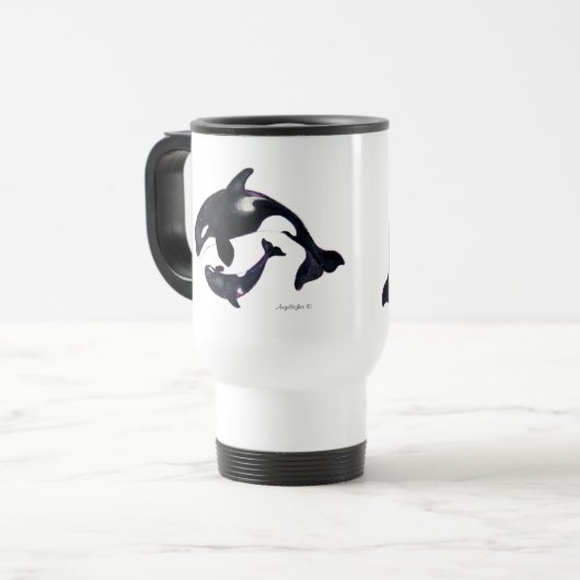 Tribal Orca Reisbeker (Voorkant links)