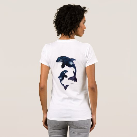 Tribal Orca T-shirt (Achterkant volledig)