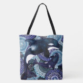 Tribal Orca Tote Bag (Achterkant)