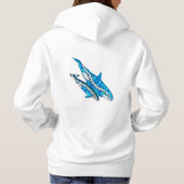 Tribal Orca Whales Hoodie (Achterkant)