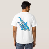 Tribal Orca Whales T-shirt (Achterkant volledig)