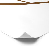 Tribal Owl Line Art Modern Bruin Abstract Poster (Hoek)