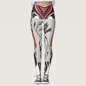 Tribal Owl Majesty Leggings (Voorkant)