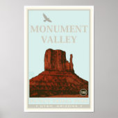 Tribal Park Monument Valley Navajo Poster (Voorkant)