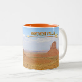Tribal Park Monument Valley Navajo Tweekleurige Koffiemok