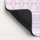 Tribal Pastel Pink Paars Muismat (Hoek)