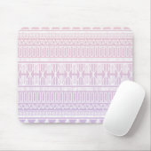Tribal Pastel Pink Paars Muismat (Met muis)