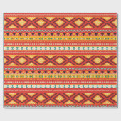 Tribal Patroon Cadeaupapier (Vlak)
