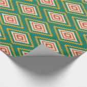 Tribal Patroon Cadeaupapier (Hoek)