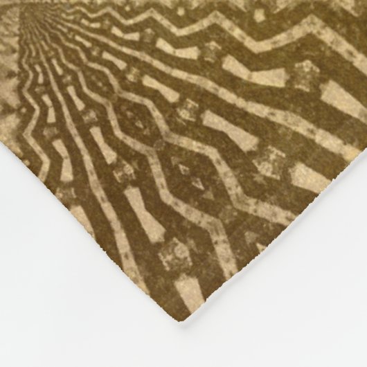 Tribal Patroon Fleece Deken (Hoek)