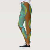 Tribal Patroon II Handgemaakte Yoga Pants Leggings (Links)