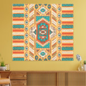 Tribal patroon, perfect voor decor. canvas afdruk (Insitu (Woonkamer))