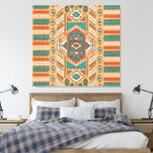 Tribal patroon, perfect voor decor. canvas afdruk (Insitu (Slaapkamer))