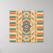 Tribal patroon, perfect voor decor. canvas afdruk (Voorkant)