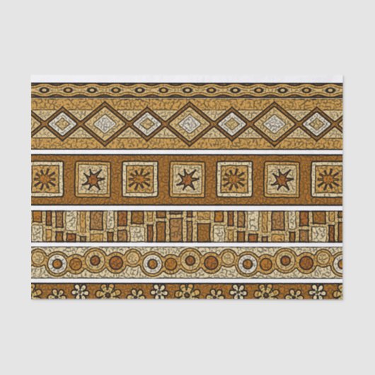 Tribal patroon Tissue Paper Tissuepapier (Voorkant)