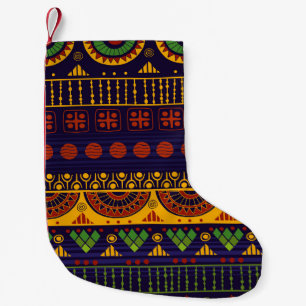 Tribal patroon, veelzijdig voor verschillende toep kleine kerstsok