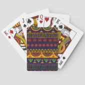 Tribal patroon, veelzijdig voor verschillende toep pokerkaarten (Achterkant)