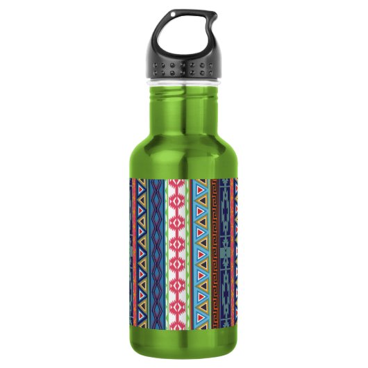 Tribal Patroon Waterfles (Voorkant)