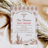 Tribal Pattern Boho Arch Rodeo Western Baby shower Kaart
