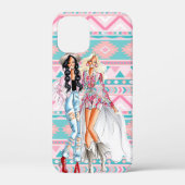 Tribal Pattern Cowgirl iPhone Case (Achterkant)