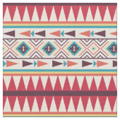 Tribal Pattern Fabric Stof (Close Up)