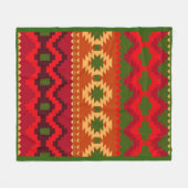 Tribal Pattern Fleece Blanket Deken (Voorkant (Horizontaal))