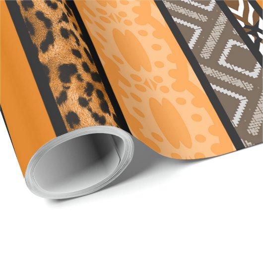 Tribal Pattern Mix Cadeaupapier (Rol Hoek)