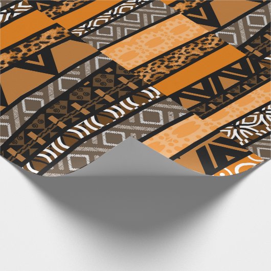 Tribal Pattern Mix Cadeaupapier (Hoek)