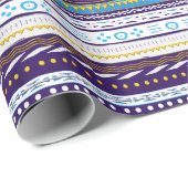 Tribal Pattern Mix inpakpapier (Rol Hoek)