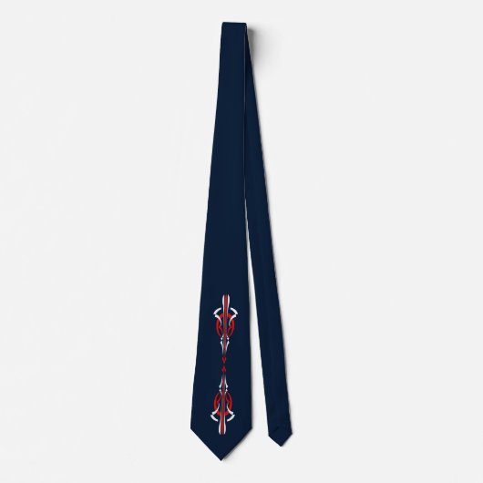 Tribal Pattern Necktie Stropdas (Voorkant)