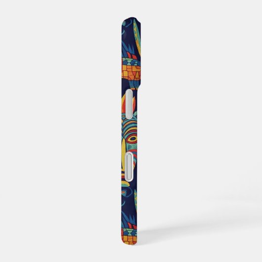 Tribal Patterns iPhone 16 Hoesje (Rechterkant)