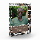 Tribal Patterns Retirement Gift for Black Dad Fotoblokken (Links)