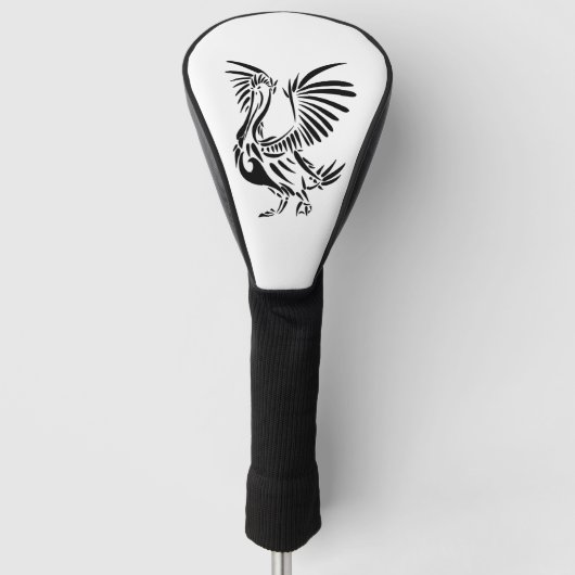 Tribal Pelican Art Golfheadcover (Voorkant)