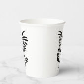 Tribal Pelican Art Papieren Bekers (Rechts)