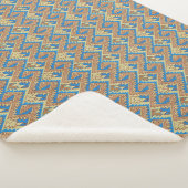 Tribal Peru Geometric Peruvian Patroon Sherpa Deken (3/4)