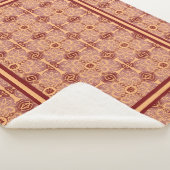 Tribal perzik en mauve deken (3/4)