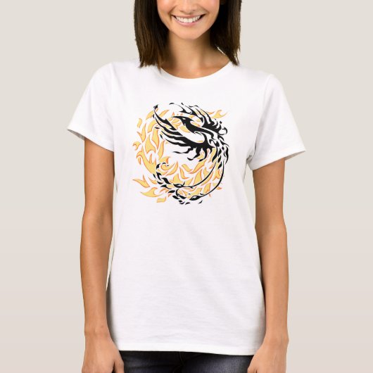 Tribal phoenix t-shirt (Voorkant)