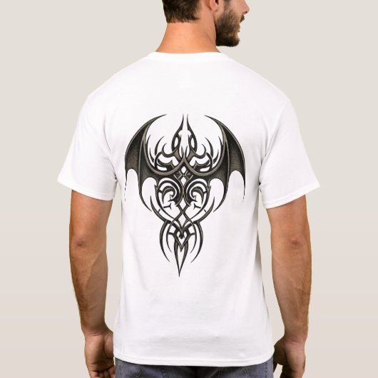 Tribal Phoenix Wings T-shirt (Achterkant)