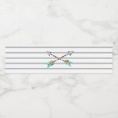 Tribal pijl wild één etiket van de waterfles (Enkel label)