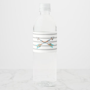 Tribal pijl wild één etiket van de waterfles