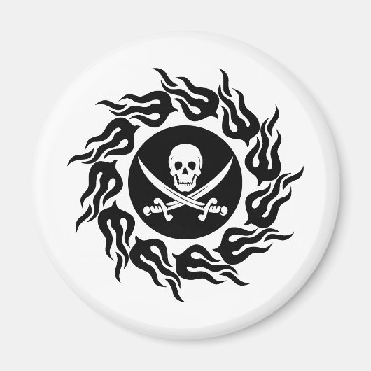 Tribal Pirate Magneet (Voorkant)