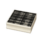 Tribal Plaid Textured Pattern Rubberstempel (Stempel)