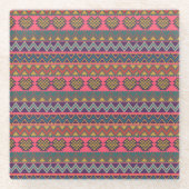 Tribal Pop Onderzetter - Bold Boho geometrisch (Voorkant)