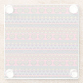 Tribal Pop Onderzetter - Bold Boho geometrisch (Achterkant)