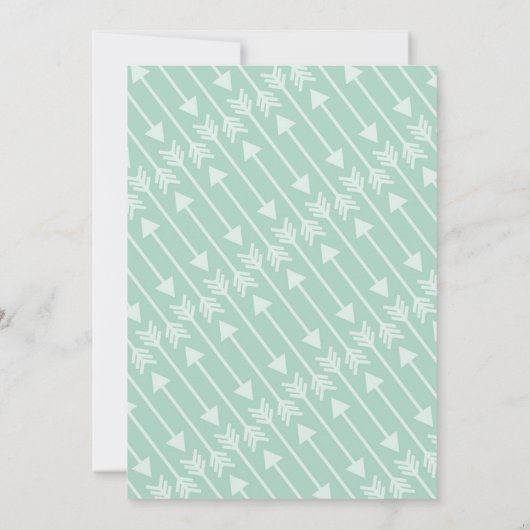 Tribal Pow Wow Beer Birthday Uitnodiging (Achterkant)