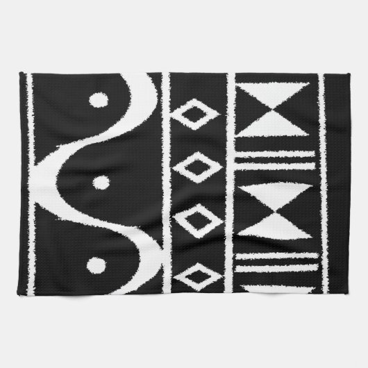 Tribal Print II Theedoek (Horizontaal)